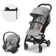 thumbnail image 1 of Coche Travel System Beezy Gris + Aton S2 + Base Isofix, 1 of 2