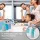 thumbnail image 2 of Dispensador de enjuague bucal LANDNEOO Glass, 500 ml, paquete de 2 con accesorios, 2 of 3