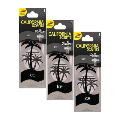 Ambientador Auto Pack 3 California Scents Ice