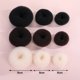 thumbnail image 5 of Paquete de 3 moños tipo dona para mujer, con forma de anillo de nudo, cojín para moño, accesorios para cabello grueso y largo., 5 of 8