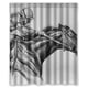 thumbnail image 1 of Cortina de ducha con dibujos de carreras de caballos, juego de cortina de baño con ganchos, tamaño 60 x 72 pulgadas, 1 of 3
