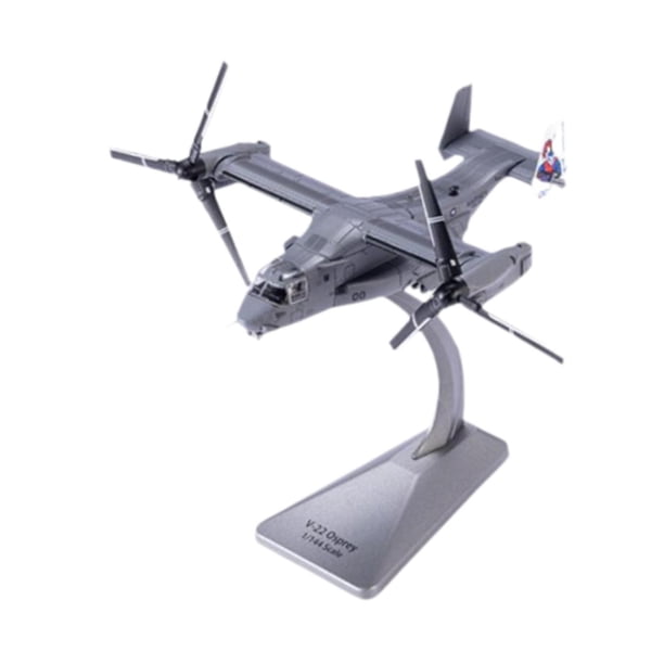 Adorno De Avión De Regalo De Helicóptero V22 A Escala 1/144 Para Estante De Sala De Estar Del Hogar