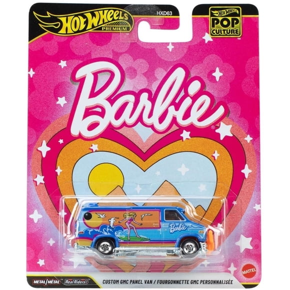 Toy Car Hot Wheels Panel GMC personalizado Van Barbie Pop Culture