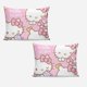 thumbnail image 2 of Hello Kitty 3-Piece Bedding Set For Kids Boys Girls Adult Cartoon Warm Cute Fashion Holiday Present Gift Bed Sheets, 2 of 5