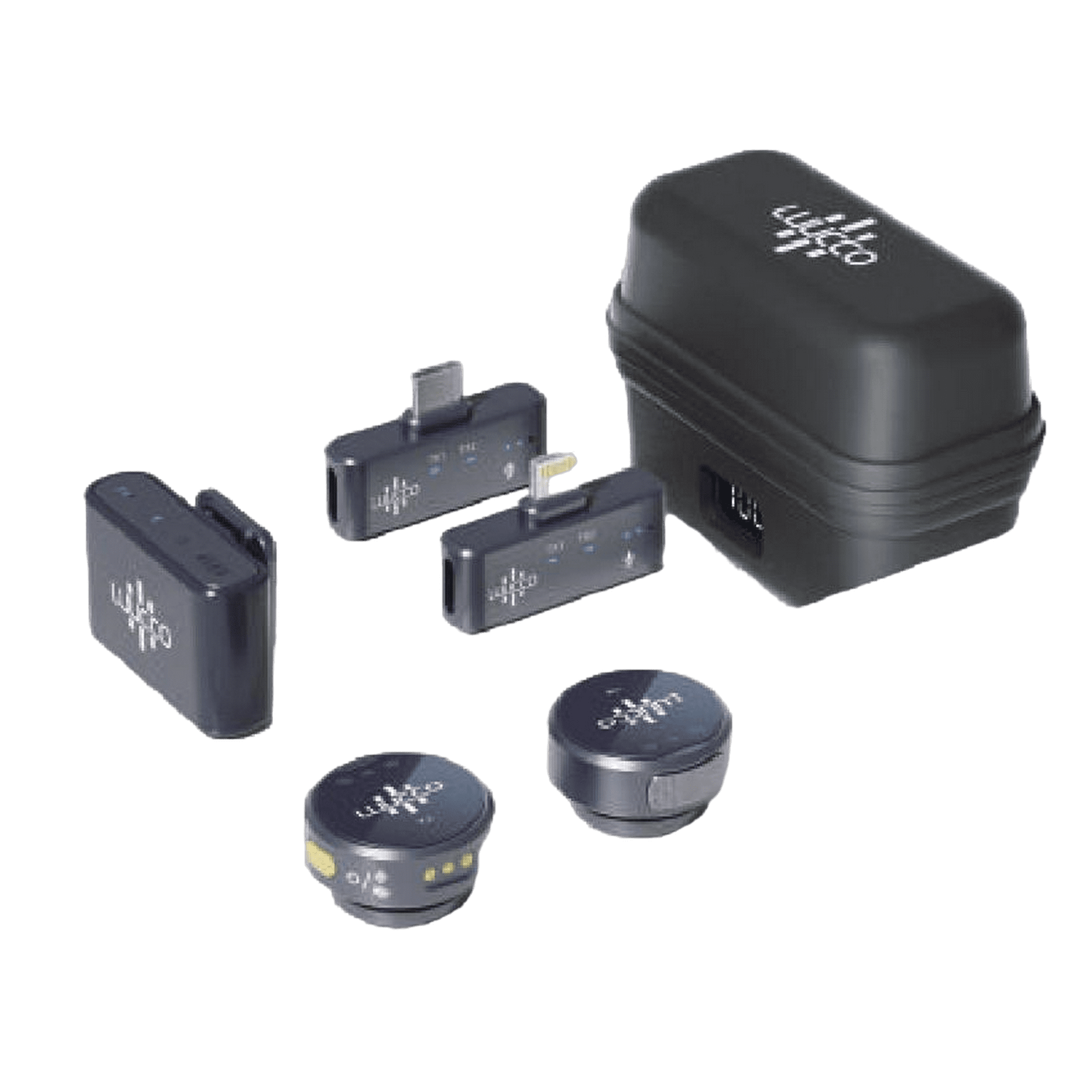 Microfono Luucco K-2 Kit Sistema Inalambrico Usb-c Alcance 100 Mts