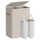 thumbnail image 1 of Cesta de ropa SONGMICS Cappuccino Beige 170 L con tapa y asas, 1 of 6