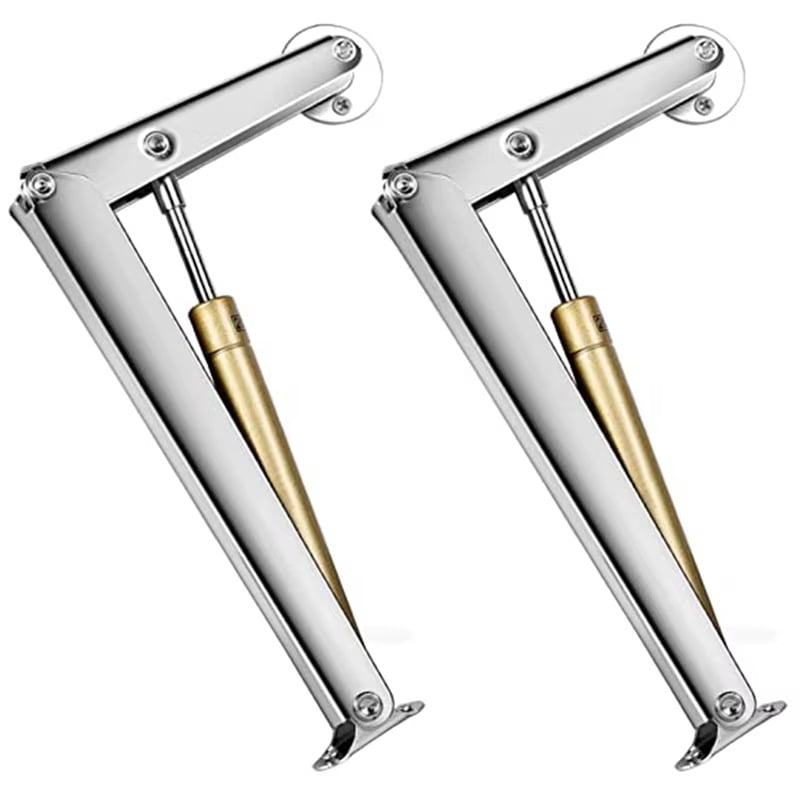 Xusx111 - Paquete De 2 Elevadores Neumáticos De Tapa (200n / 44lb), Bisagra De Soporte De Tapa De Muelles De Gas Pesados, Con Cierre Suave, Perfecto Para Tapas Pesadas