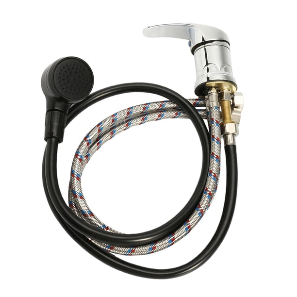 Grifo Ducha Manguera De Rociado Fregadero De Baño Accesorio De Rociador Lavado De Cabezales Negro