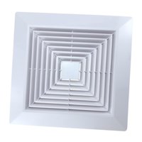 Magideal - Cubierta De Ventilador De Baño De Baño Techo De Baño Ventilador De Ventilador De Múltiples Usos Múltiples Montaje Cuadrado Difusor De Aire Cuadrado Pa 24.5Cm