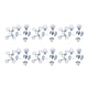 thumbnail image 4 of Ganchos De Costura Y Cierre De Ojos Hebilla De Cintura Proyecto De Costura Diamante De Imitación Blanco, 4 of 5