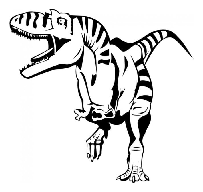 Rienda Libre Graphics - Decomural T-Rex Dinosaur Ws-17569