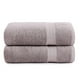 thumbnail image 1 of Juego de toallas de baño LANE LINEN, 100% algodón, 35 x 66 cm, 2 unidades, color platino, 1 of 3