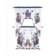 thumbnail image 1 of Set 3 Piezas Cortina Para Cocina Con Diseño Color Blanco Con Detalles En Azul, 1 of 4