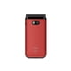 thumbnail image 3 of Telefono Celular Senior Tipo Almeja 3G Rojo Shell 8714 Mlab, 3 of 5