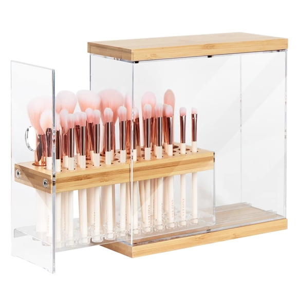 Organizador de brochas de maquillaje JACKCUBE DESIGN Transparente