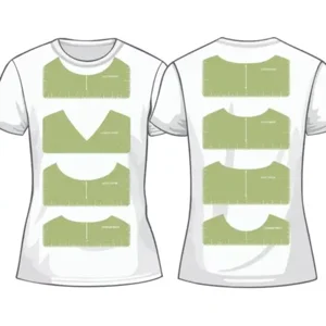 Creaprint - Plantillas Alineadora Polera Regla Centrado Herramienta