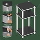 thumbnail image 4 of Mesa auxiliar Furinno JUST de 3 niveles con estantes abiertos, color blanco (espresso), 4 of 9