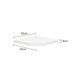 thumbnail image 2 of Repisa De Esquina Flotante Minimalista Blanca Organizador 25cm, 2 of 5