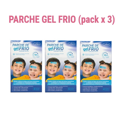 Parche Gel Frío La Prepie Original Pack 3 unidades