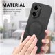 thumbnail image 4 of Magnetic Slim Case for Honor 300 with Camera Guard & Anti-Scratch Back Black, 4 of 6