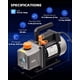 thumbnail image 4 of Kit de bomba de vacío AC Orion Motor Tech 1/3 hp 4 CFM con manómetro, 4 of 9