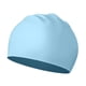 thumbnail image 2 of Gorro De Natación De Silicona Para Cabello Rizado, Corto, Medio Y Largo, Para Hombre Y Mujer, Color Azul Playa., 2 of 5