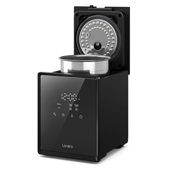 Humidificador Livatro Warm Mist de acero inoxidable de 3 litros con modo de reposo