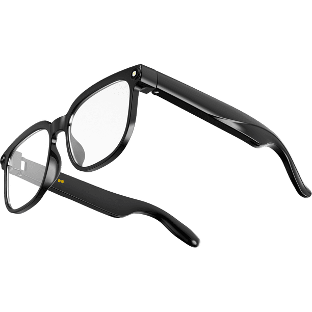 AI Smart Glasses with Camera & Open-Ear Bluetooth Audio, 1080P Video Recording, ChatGPT Voice Assistant, UV400 Sunglasses for Outdoor, Vlog, Travel, Hands-Free Calls