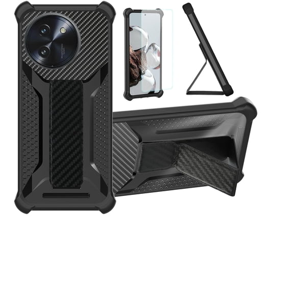 Funda para Doogee Note 59 Pro+ bojioderf Híbrida Negra