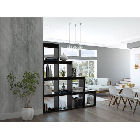 Tuhome - Biblioteca Escalera Beijing Wengue Y Blanco