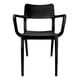 thumbnail image 3 of Silla Plástica Con Apoya Brazos Minimal Negro Dvp, 3 of 5