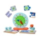 thumbnail image 1 of Reloj Juguetes De Educación Temprana Kits De Actividades De Tiempo Para El Hogar De La Sala De Estar Preescolar, 1 of 5