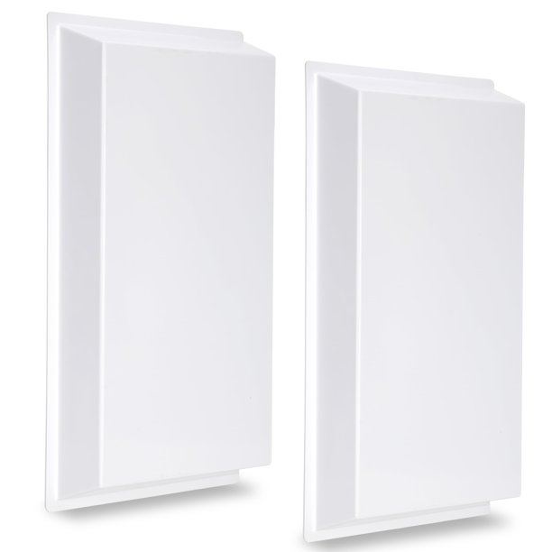 Desviador de aire de techo Qnemaei de 24 x 12 pulgadas para rejilla de 60 x 60 cm, paquete de 2