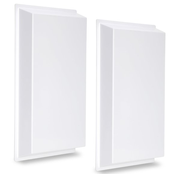 Desviador de aire de techo Qnemaei de 24 x 12 pulgadas para rejilla de 60 x 60 cm, paquete de 2