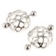thumbnail image 5 of 1 par de anillo protector hueco patrón perla recta bola perla anillo 16g, 5 of 5