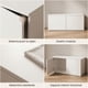 thumbnail image 5 of Rack Tv 80x40x30cm 2 Puerta Melamina Combinable Por Color Blanco, 5 of 8