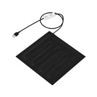 Magideal - Almohadilla Calefactora Para Terrario Diseñada Como Manta Térmica Eléctrica Esterilla De Calentamiento Cojín Impermeable Y Cama Térmica Para Dragón Ba 22 Cm X 22 Cm