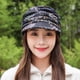 thumbnail image 2 of Gorro de invierno para mujer, con visera corta, plisado y floral, resistente al viento, cálido, térmico, con forro polar para uso diario., 2 of 5