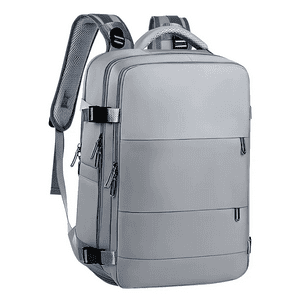 Fitbraver - Mochila De Viaje Equipaje De Cabina Avión Viral Gris