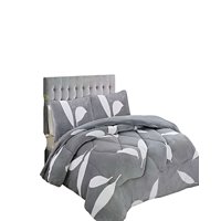 Genérico - Pack Cobertor De Invierno Plush 2 Plazas 230X250Cm Gris Claro 2