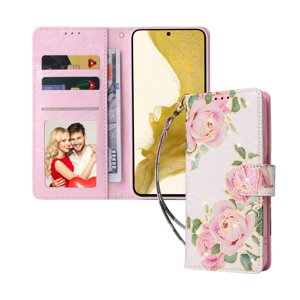 Foxdock Funda Tipo Cartera Floral Para Samsung Galaxy S20 Plus ,Funda Con Tapa De Cuero Pu, Protección Antigolpes Con Ranuras Para Tarjetas Y Soporte