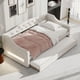 thumbnail image 3 of Upholstered Twin XL Size Daybed with LED Belt and Trundle, Beige, 3 of 3