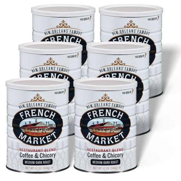Café molido French Market Café y achicoria 355 ml x6