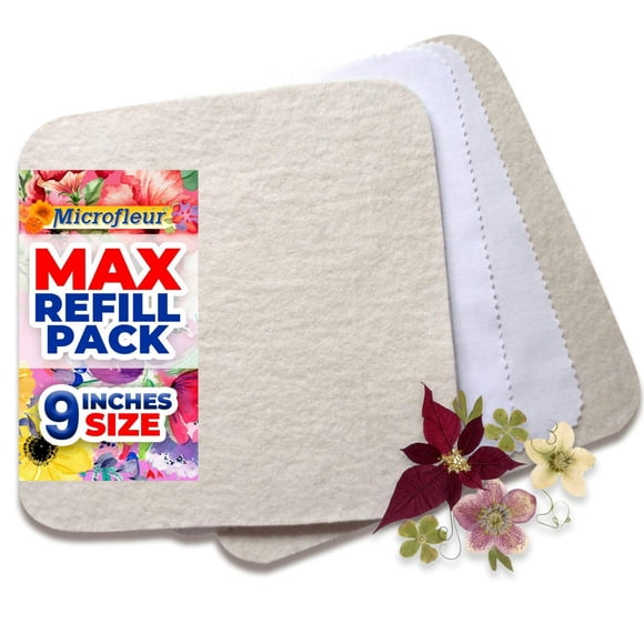 Paquete de recarga para microondas Microfleur Max, prensa de flores
