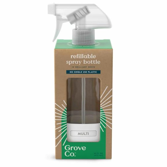 Botella rociadora Grove Co. 473 ml blanca recargable
