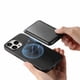 thumbnail image 3 of Funda de Cuero Magnética con Tarjetero para iPhone 15 Pro Max Cubierta Delgada Negro, 3 of 5