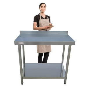 Prochef - Meson Muro 100% Inoxidable 120X60X85(+6) Cm