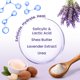 thumbnail image 3 of Mascarilla exfoliante para pies BLOOMORA – 6 pares Lavanda y Karité, 3 of 9