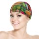 thumbnail image 5 of El tren de los dinosaurios Gorro de Natación de Licra, Gorro de Baño de Tela Cómoda, Gorro Elástico Antideslizante para Hombres, Mujeres y Niños, 5 of 6