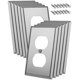 thumbnail image 1 of Placa de pared Bates Choice 11 cm × 7 cm, paquete de 10, acero inoxidable, 1 of 5